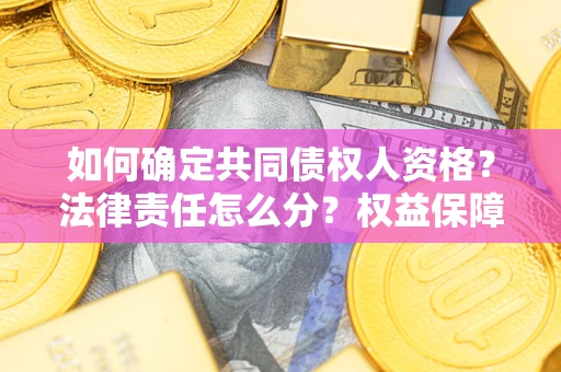 济南如何确定共同债权人资格？法律责任怎么分？权益保障技巧揭秘！