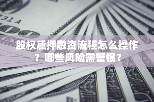 济南股权质押融资流程怎么操作？哪些风险需警惕？