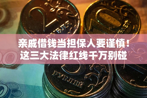 济南亲戚借钱当担保人要谨慎！这三大法律红线千万别碰