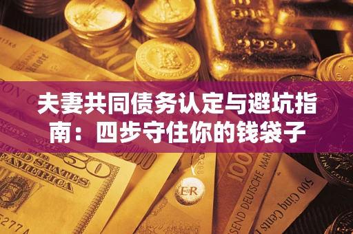 济南夫妻共同债务认定与避坑指南：四步守住你的钱袋子